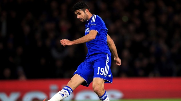 Diego Costa returned to the starting line-up after a two-game absence for Chelsea on Wednesday