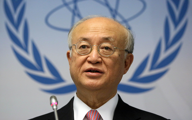 Director General of the International Atomic Energy Agency IAEA Yukiya Amano of Japan