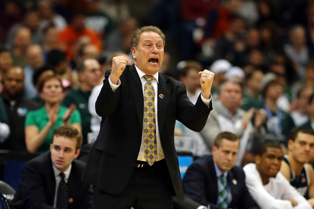 Head coach Tom Izzo of the Michigan State Spartans FILE