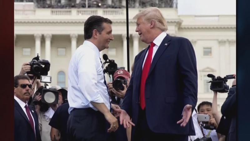 Donald Trump remains on top of polls ahead of Ted Cruz