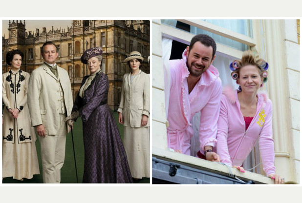 Downton Abbey won the Christmas Day ratings war with EastEnders