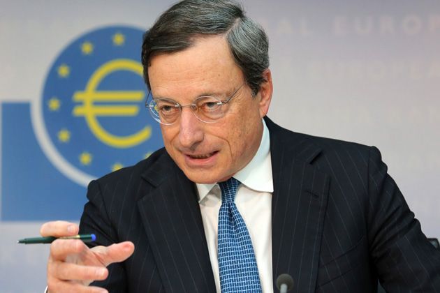 ECB chief said the bank was extending the quantitative easing program by six months or beyond if necessary but at the current rate of 60bn Euros a month