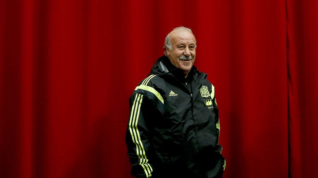 Spanish national team's head coach Vicente del Bosque