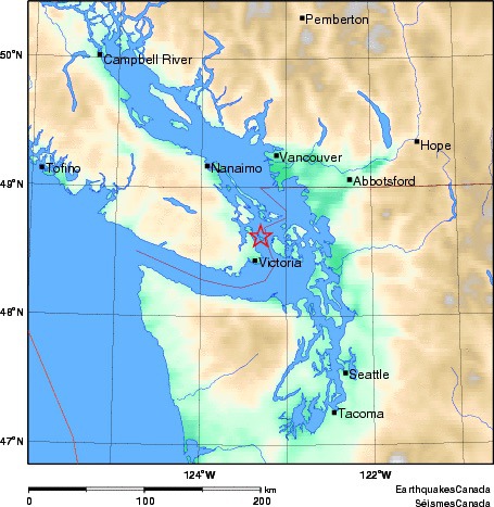 Earthquake location.- Natural Resources Canada