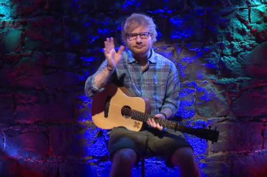 Ed Sheeran offered $2 peep shows – but hardly anyone showed