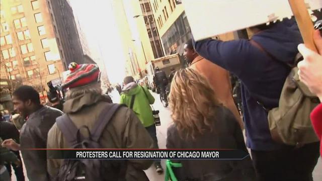 Protesters Call for Mayor Emanuel's Resignation Ahead of Citywide Walkout