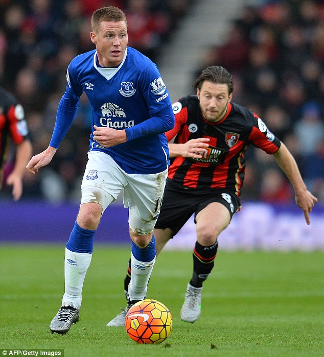 Everton midfielder James Mc Carthy faces a late fitness test on a hip injury over the weekend