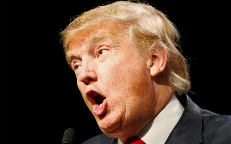 Republican U.S. presidential candidate Donald Trump speaks during a Donald Trump for president rally in Las Vegas Nevada