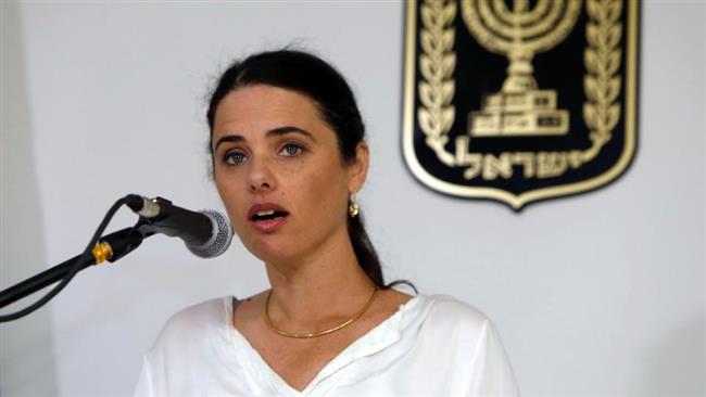 Far-right Israeli minister of judicial affairs Ayelet Shaked