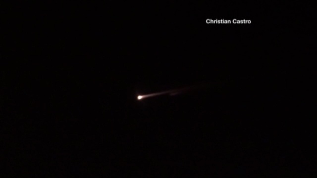 People From Las Vegas to Ventura Witness Unexplained Bright Light Flying Across Sky