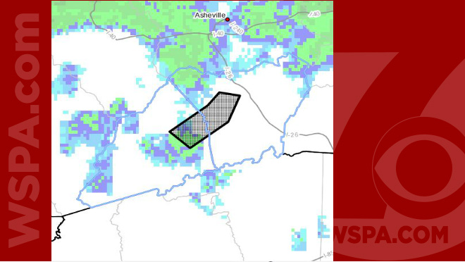 Flood Warning Issued For Areas In Transylvania Henderson counties