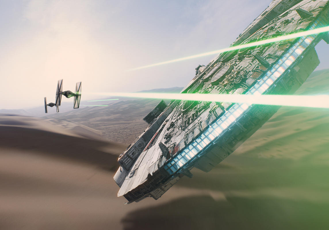 'Force Awakens' sets opening day record, speeds toward $250 million weekend