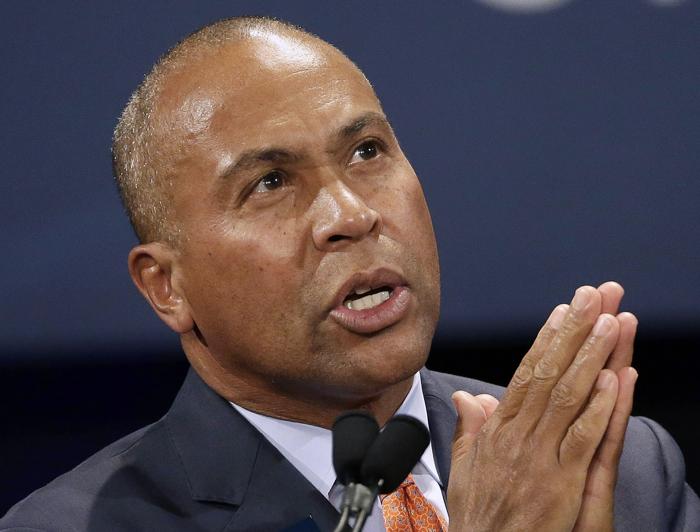 Former Massachusetts Governor Deval Patrick will advise a police accountability task force in Chicago. Stephan Savoia  AP