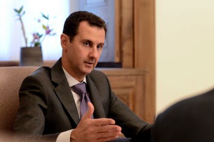 Syria's Assad says his enemies increasing support for insurgents