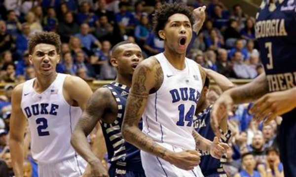 Freshman and Kinston product Brandon Ingram had season highs of 26 points and 14 rebounds and No. 7 Duke beat Georgia Southern 99-65 on Tuesday night