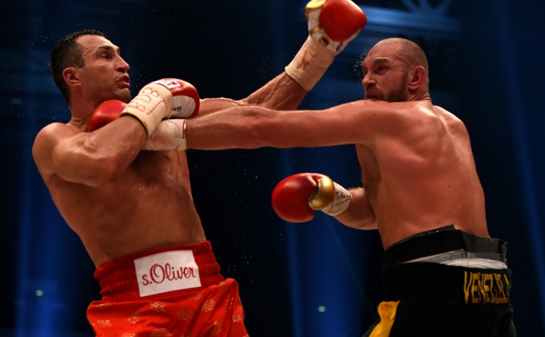 AFP  File  Patrik StollarzBritain's Tyson Fury stunned Wladimir Klitschko last Saturday at Duesseldorf's Esprit Arena with a unanimous points defeat his first loss for 11 years