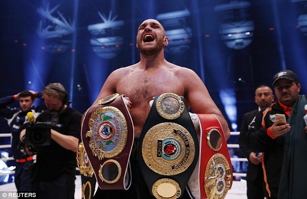 Fury is not yet considering the prospect of a unification bout with American Wilder- holder of the WBC title