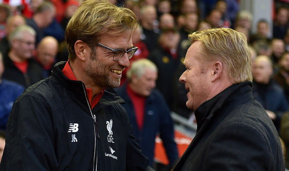 Ronald Koeman confident of beating Jurgen Klopp's Liverpool