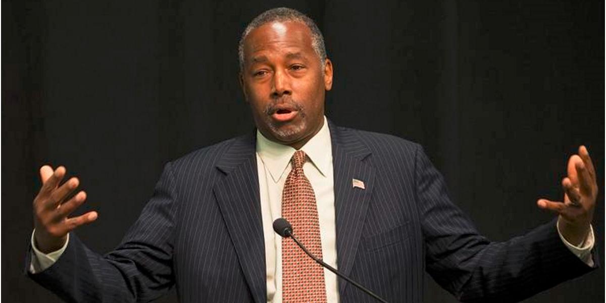 Republican presidential candidate Ben Carson issued a statement Friday morning condemning reports of a closed-door meeting of Republican establishment leaders earlier in the week