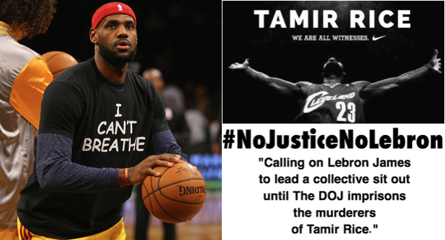 LeBron James Tamir Rice