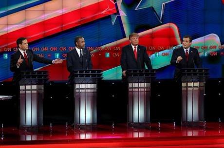 CNN hosted the last Republican presidential debate of 2015 Tuesday night