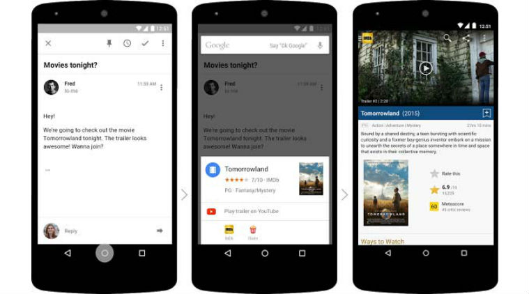 Google Now on Tap is a new search feature that gives contextual data based on whatever is there on the screen