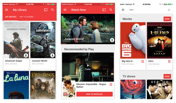 Google Play Movies & TV for iOS now plays nice with AirPlay for Apple TV