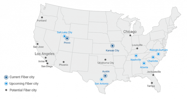 Google Fiber adds Los Angeles to expansion plans