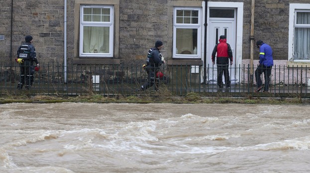 UK leader to visit flood-hit northern England Scotland