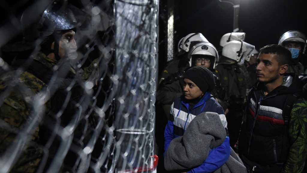 Greece has accepted help from the rest of Europe in regulating its border with Macedonia