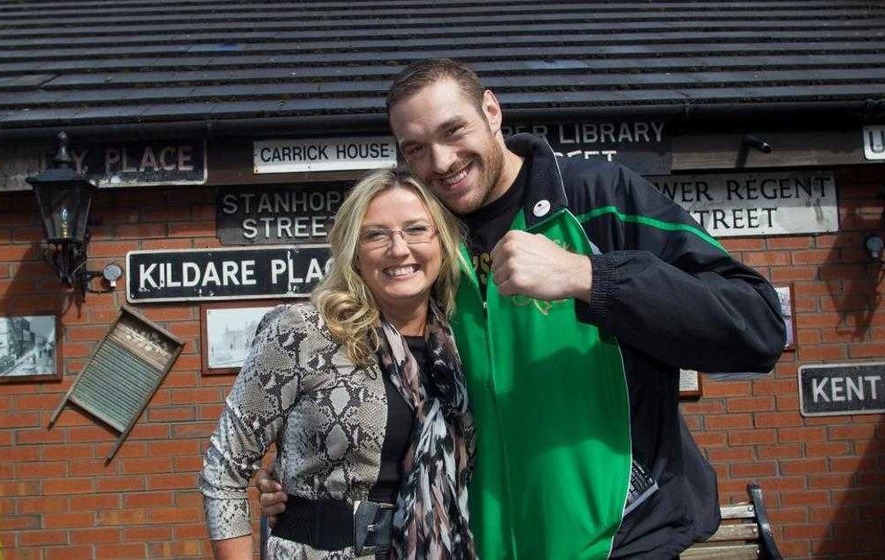 Fury charmed fans during visit to Belfast