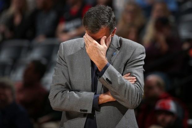 Head coach Kevin Mc Hale of the Houston Rockets. Doug Pensinger  Getty Images  AFP