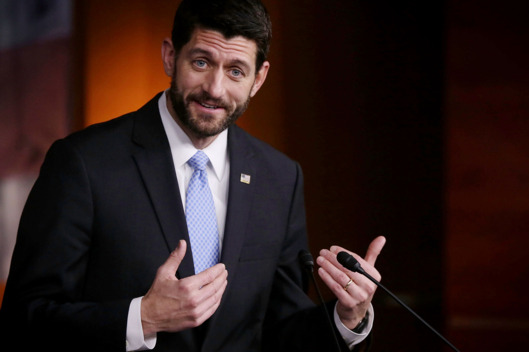 House Speaker Paul Ryan Holds Press Briefing At The Capitol