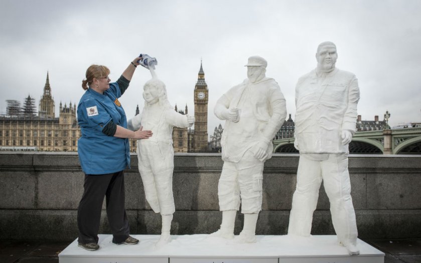 How long will the sugar sculptures last in this weather