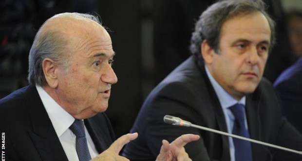 Blatter and Platini