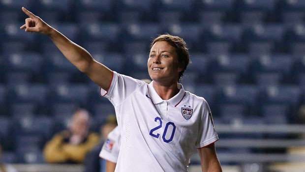 Coach Ryan Congratulates Former Player Abby Wambach