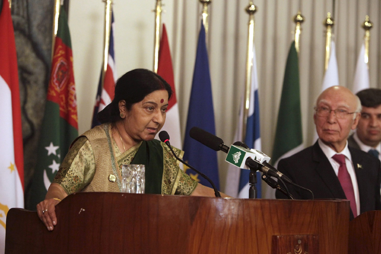 The 'Heart' of Asia cannot function if arteries are clogged, says Sushma Swaraj