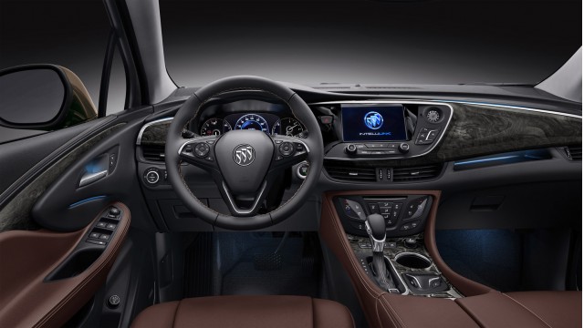 Interior of 2016 Buick Envision