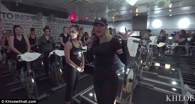 Greetings! Khloe Kardashian 31 returned to her beloved Soul Cycle class after a few months where she was greeted with a warm welcome in Hollywood on Saturday