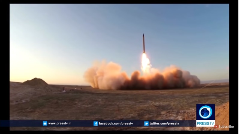 Iran test launch of the Emad long-range ballistic missile