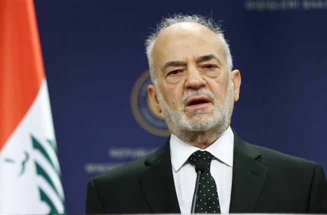 Iraqi Foreign Minister Ibrahim al Jaafari landed in Cairo on Wednesday for the Arab League meeting on Turkish intervention