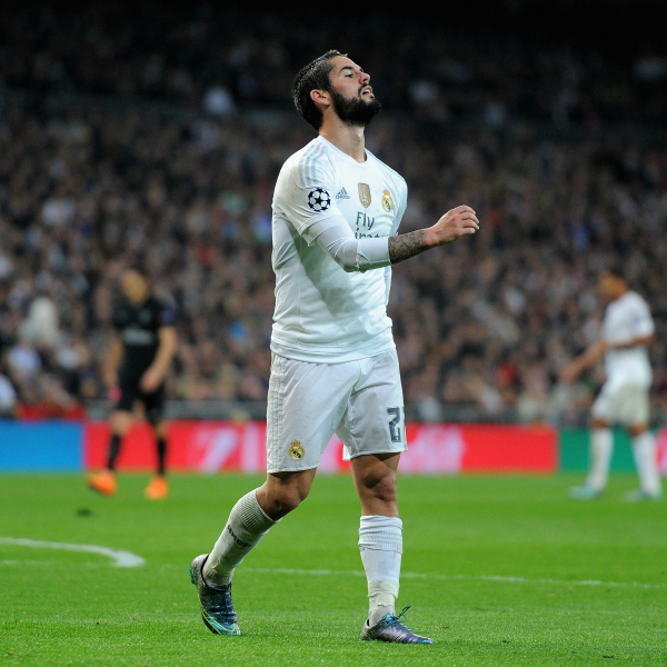 Isco was given marching orders after he had kicked Neymar in the recent El Clasico          Getty Images