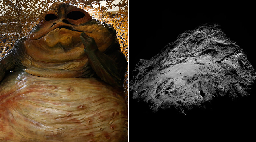 Jabba the Hutt and Comet 67P