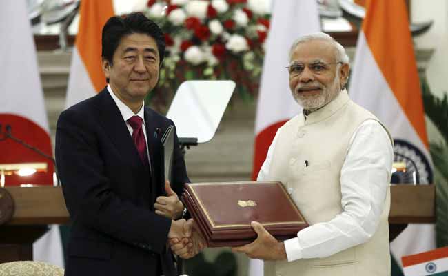 Abe's India visit part of plan to contain China Chinese media