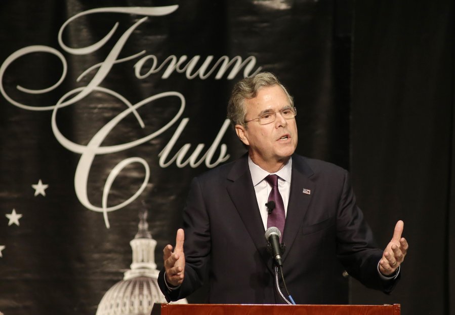 Jeb Bush in Ocala today for town hall meeting