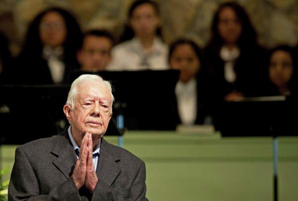 Former President Jimmy Carter Says He's Free of Cancer