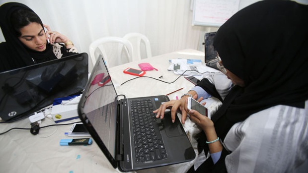 Saudi women voting for first time