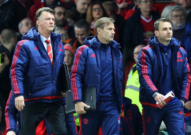 Manchester United manager Louis van Gaal is a man under pressure