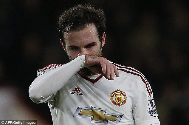 Juan Mata has admitted he is still angry following Manchester United's defeat by Bournemouth on Saturday