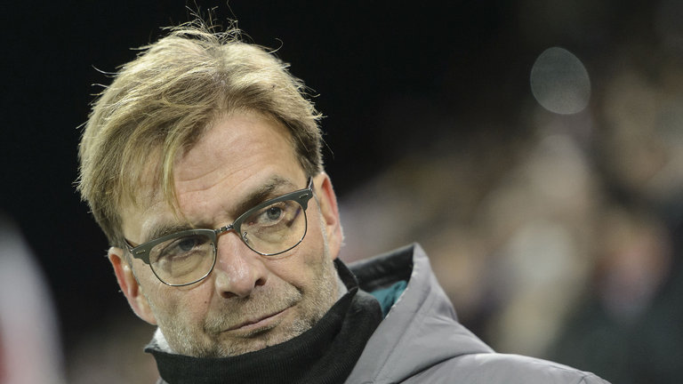 Jurgen Klopp looks on during the uneventful 0-0 draw in Sion